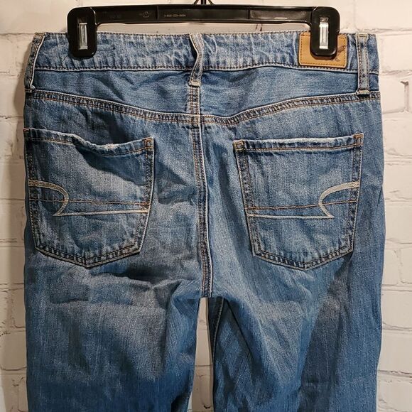 American Eagle Outfitters tomgirl distressed jeans size 0 - Picture 7 of 10